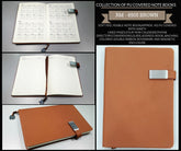 AMS-RM-8505 - BROWN - A5 size - Soft touch Notebooks - Al Masam Stationery LLC